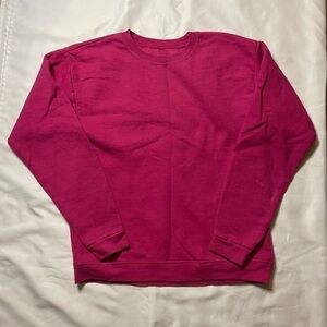 Girls Hanes size XL (14/16) pink sweatshirt
